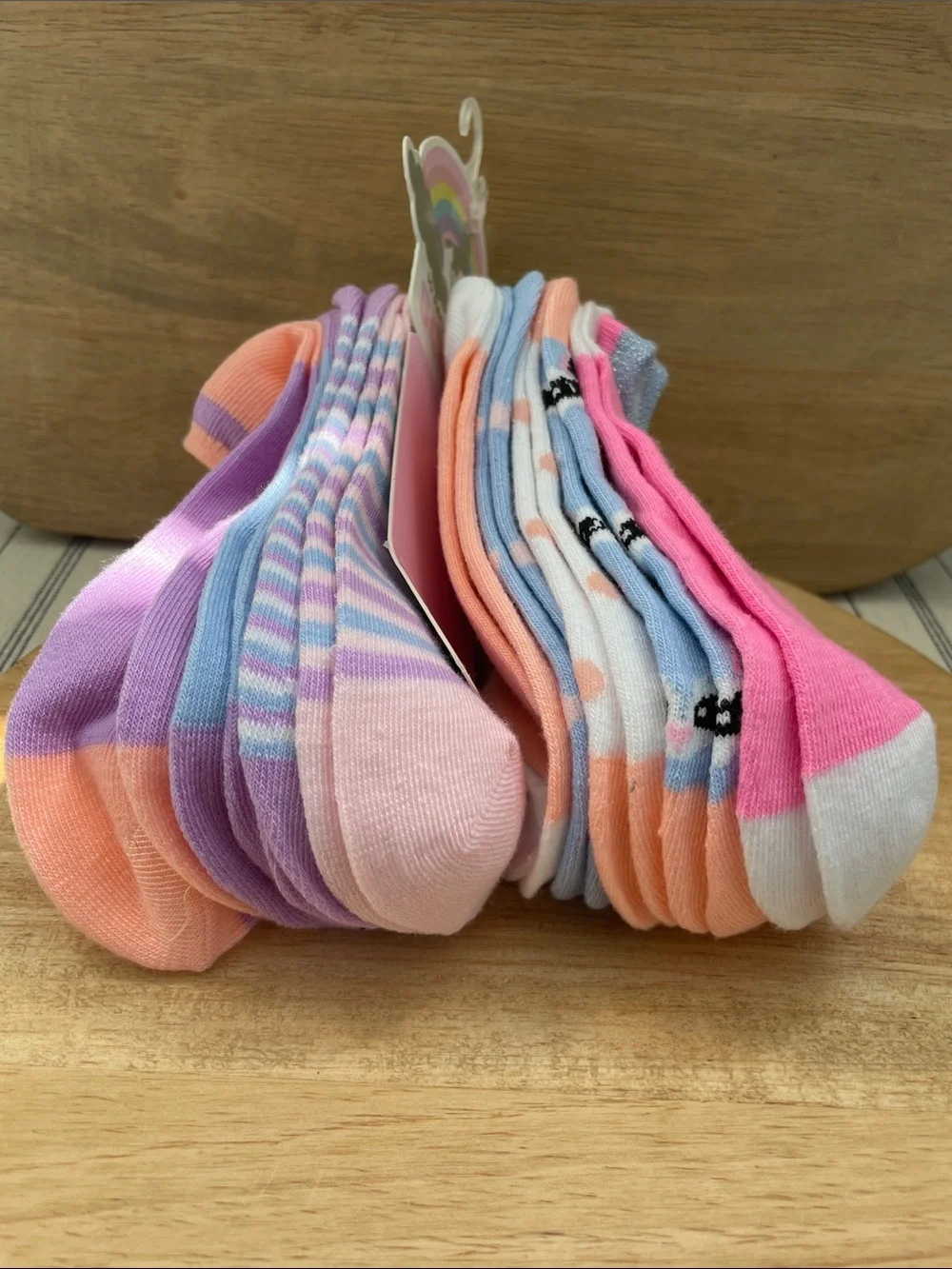 SALE! 50% Off NWT Kids 9-Pack No Show Socks - Size 6-8.5